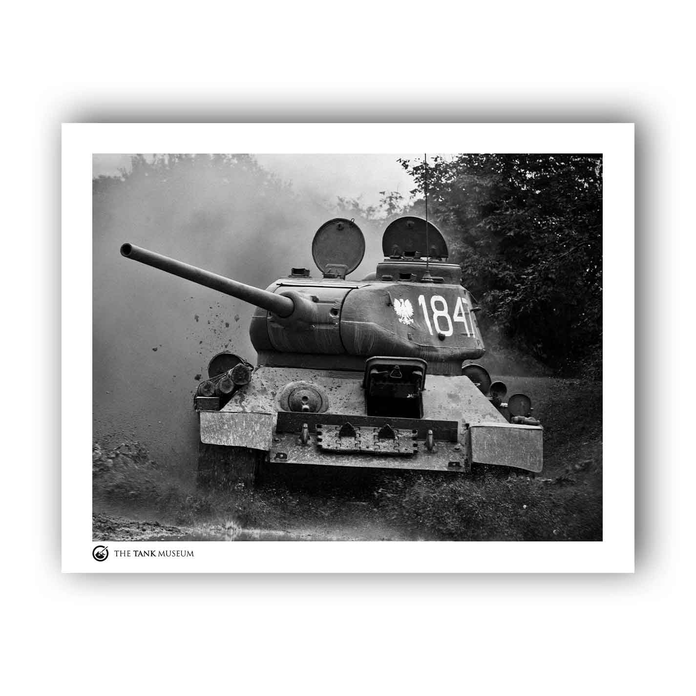 Art Print: T-34-85 Polish Markings