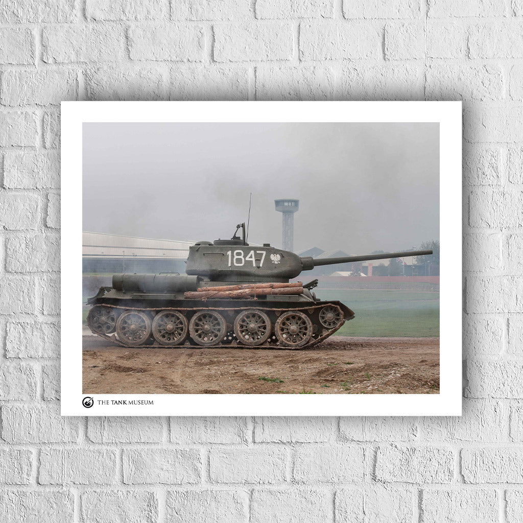 Art Print: T-34-85 Polish Markings in Colour - Image 4