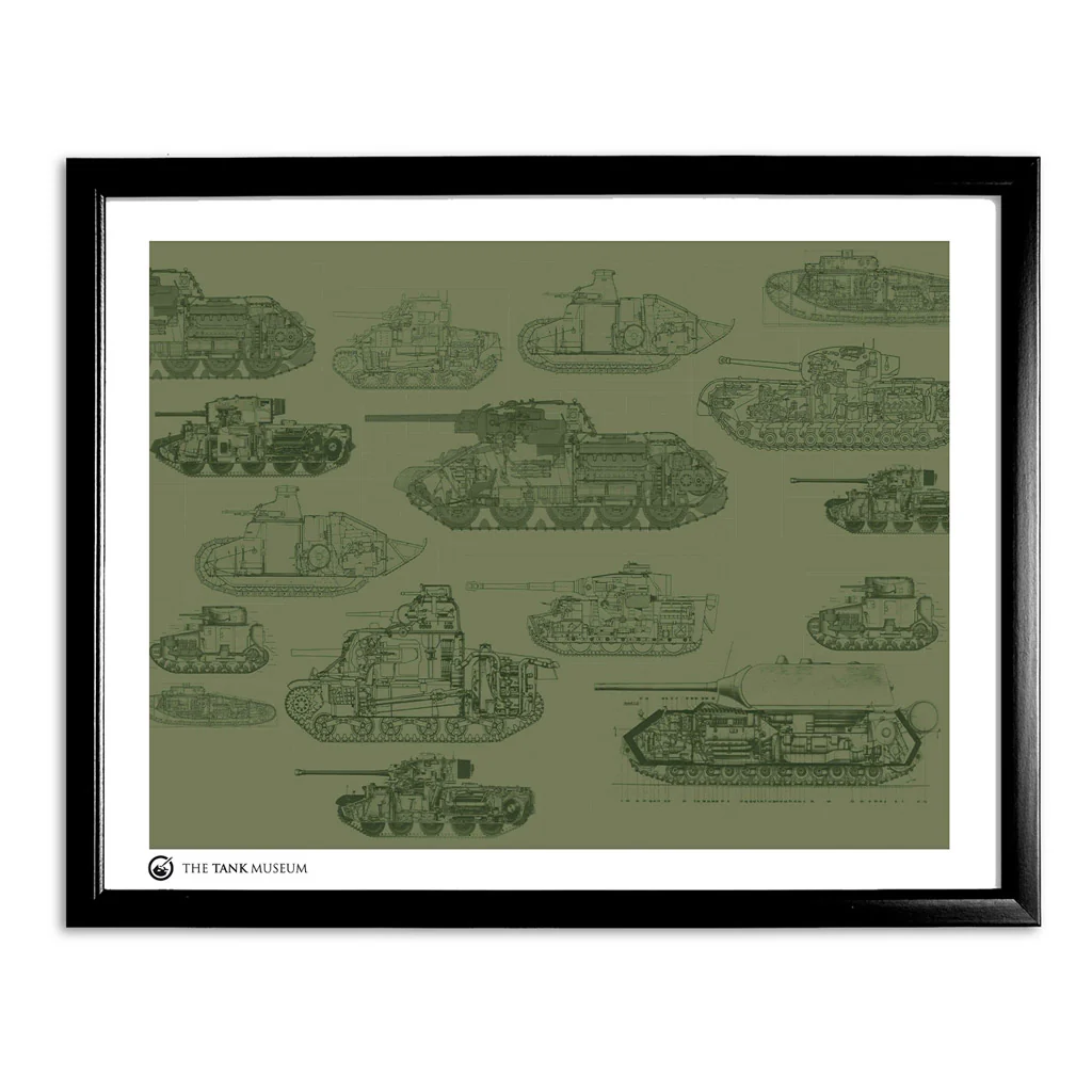 Art Print: Tanks Pattern - Image 2