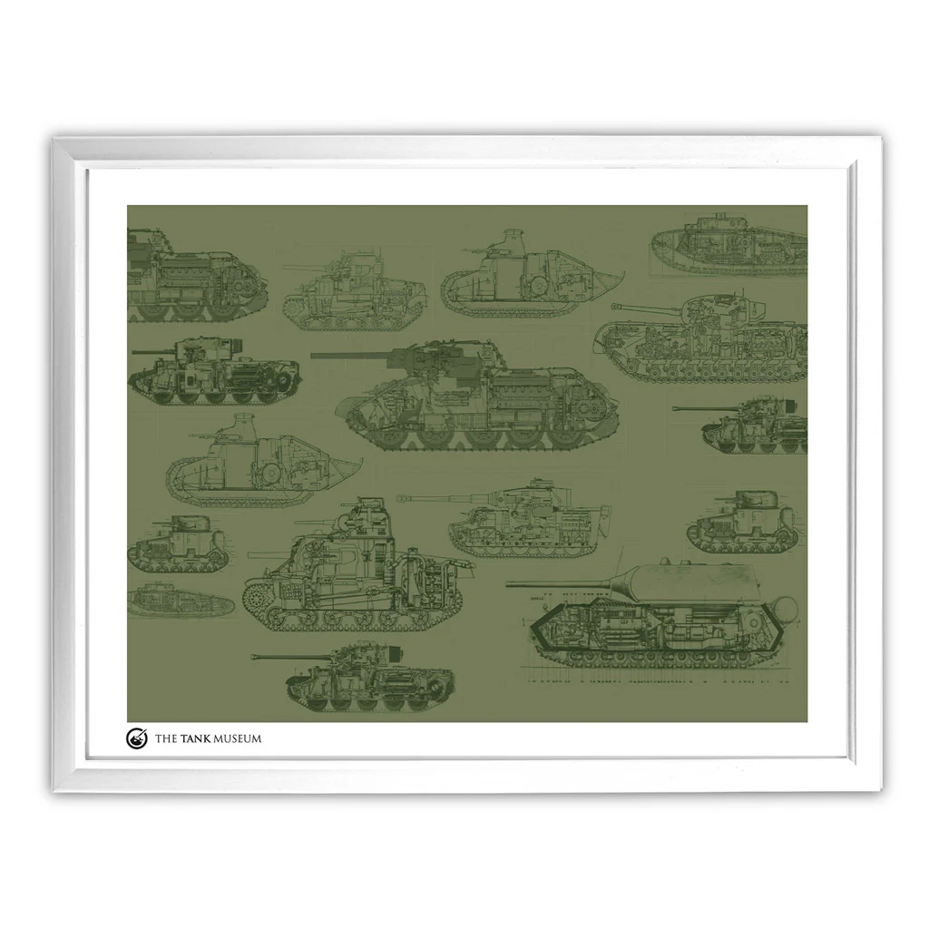 Art Print: Tanks Pattern - Image 3