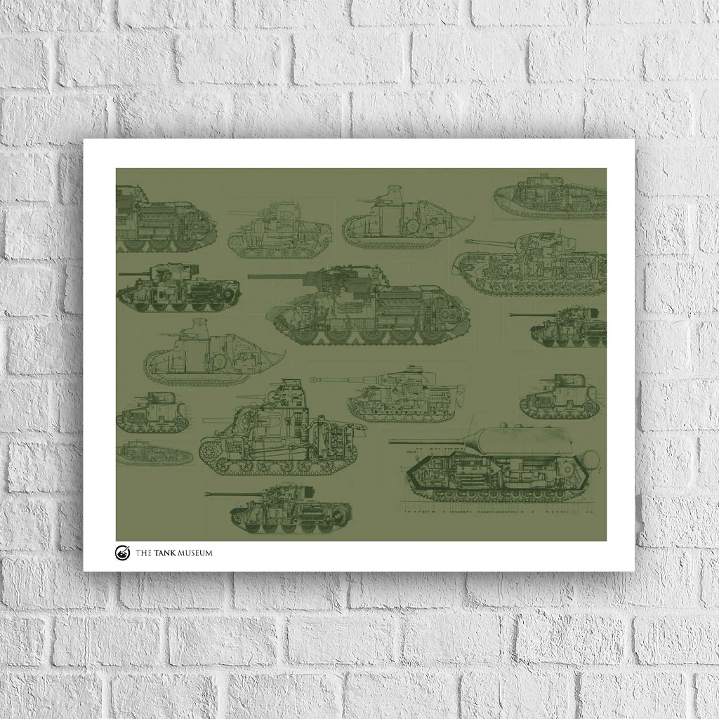 Art Print: Tanks Pattern - Image 4