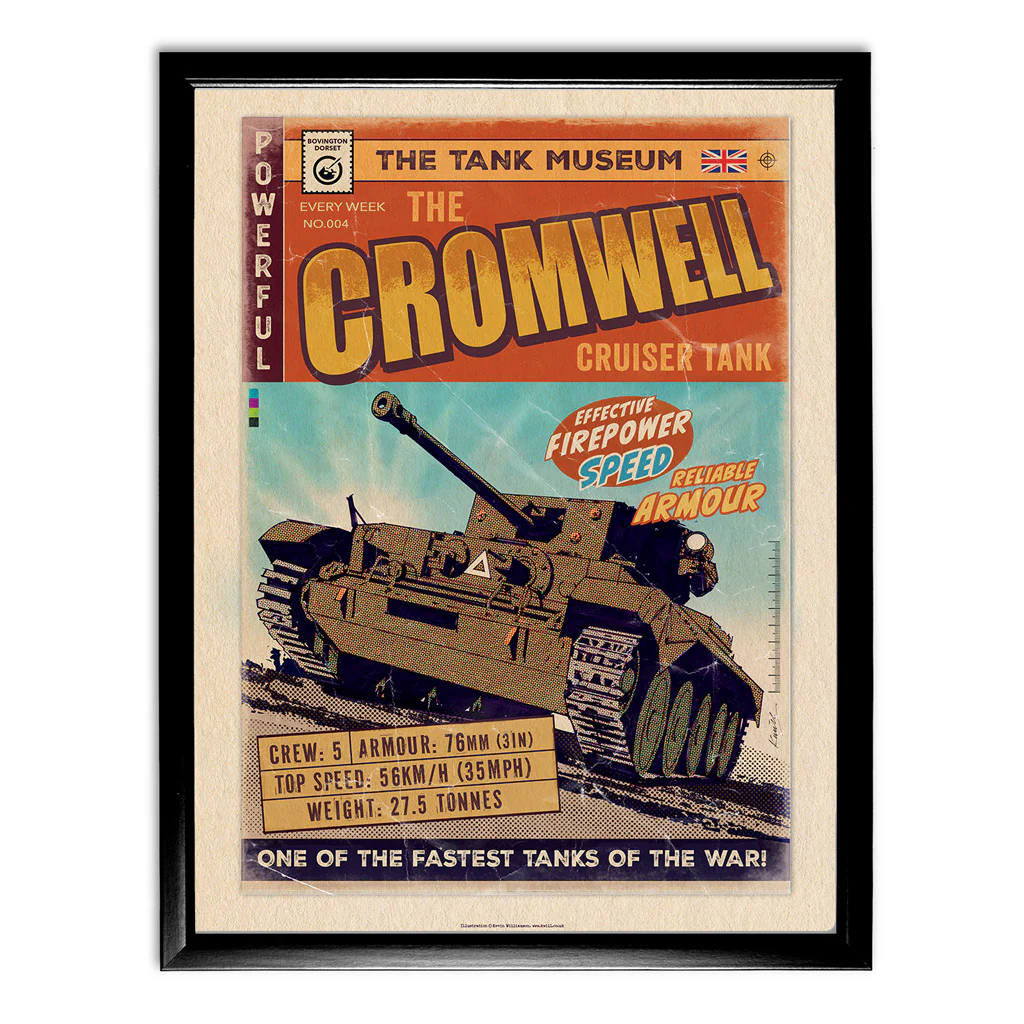 Art Print: The Cromwell Cruiser Tank Comic Print - Image 2