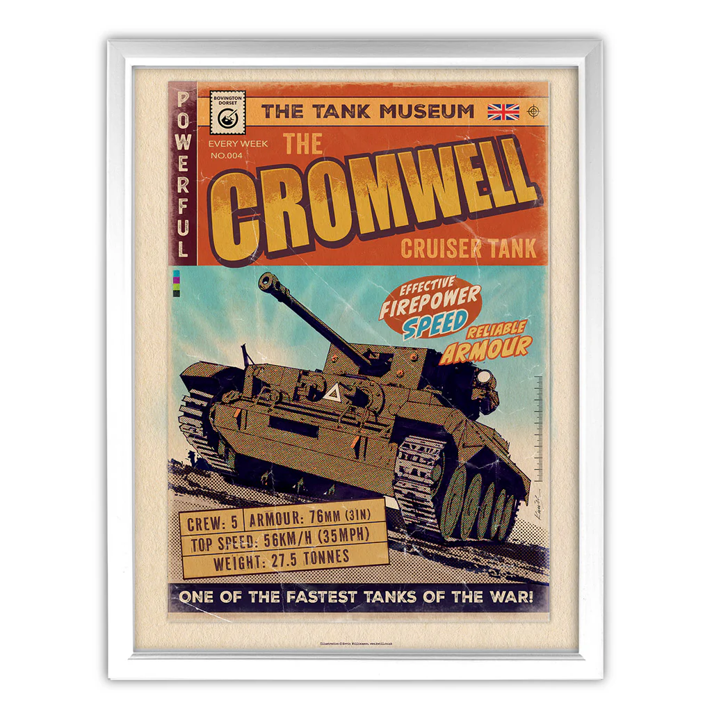 Art Print: The Cromwell Cruiser Tank Comic Print - Image 3