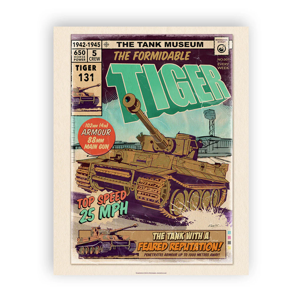 Art Print: The Formidable Tiger Comic Print - Image 2