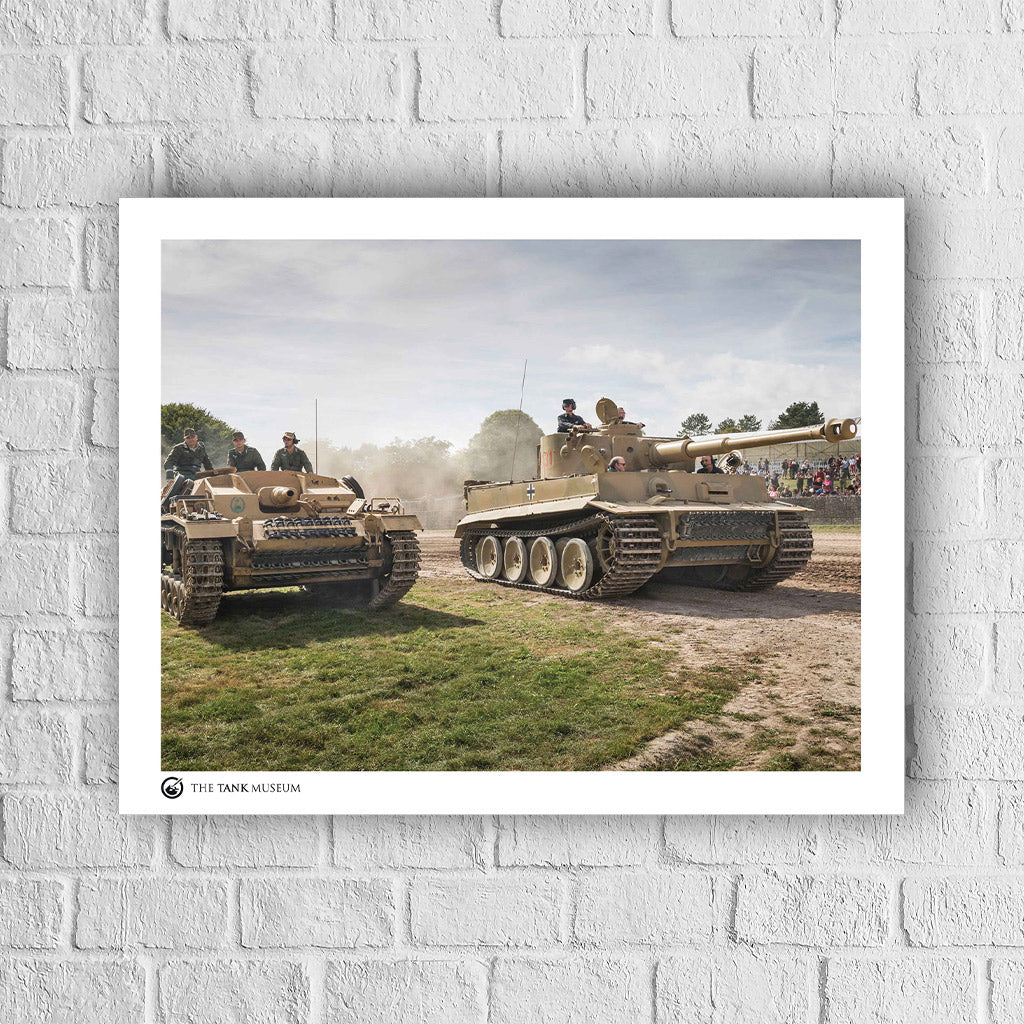 Art Print: Tiger 131 & StuG III Ausf. B Tanks at Tiger Day - Image 4