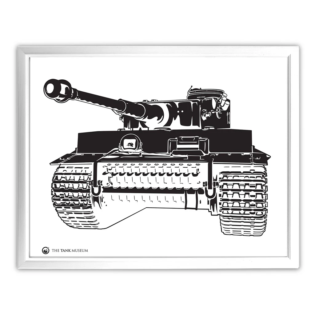 Art Print: Tiger 131 Tank Illustration - Image 3
