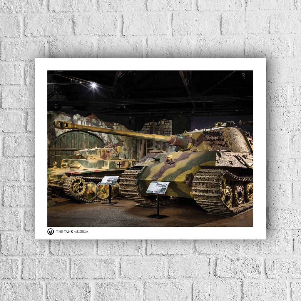 Art Print: Tiger II & Luchs Tanks - Image 4