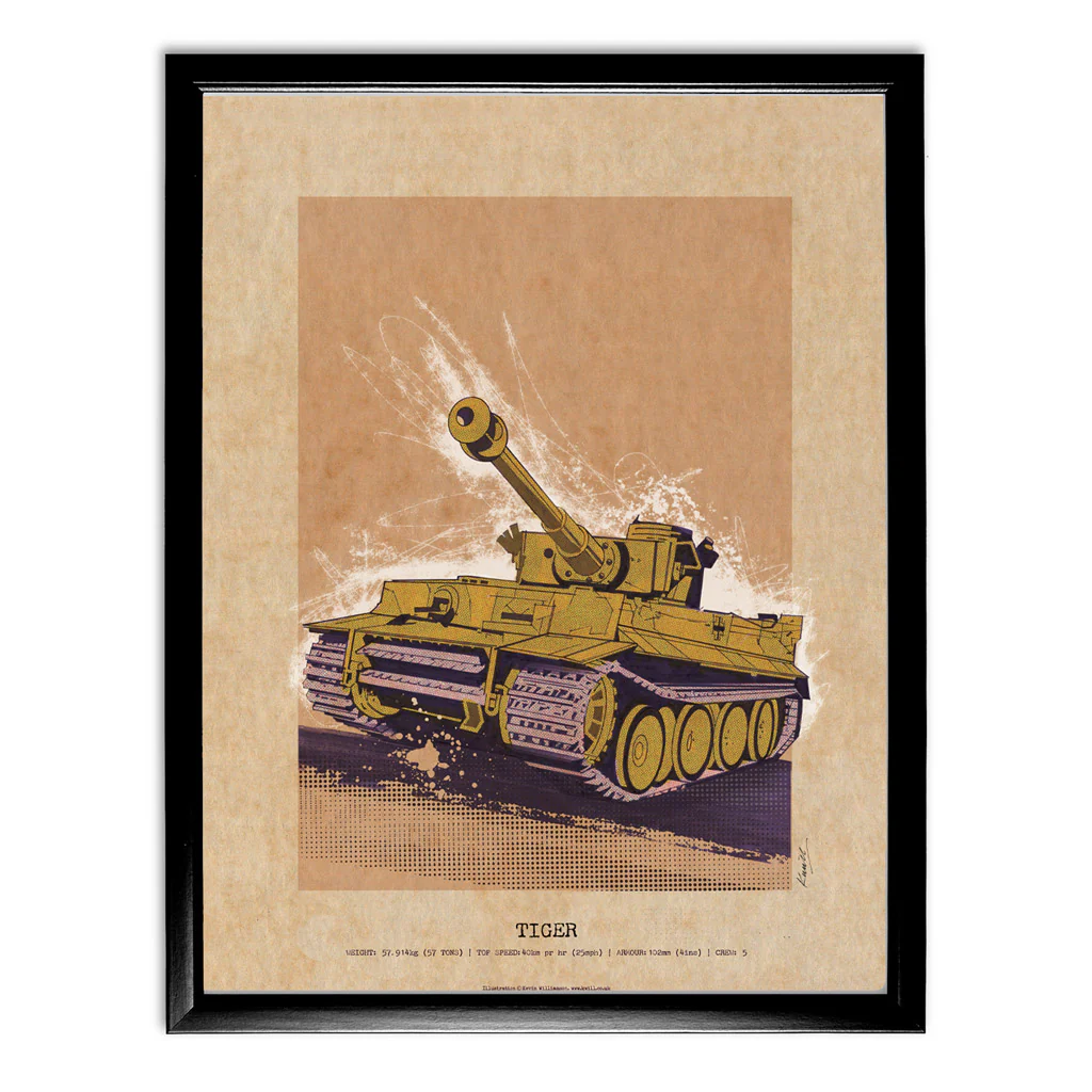 Art Print: Tiger Tank - Image 2