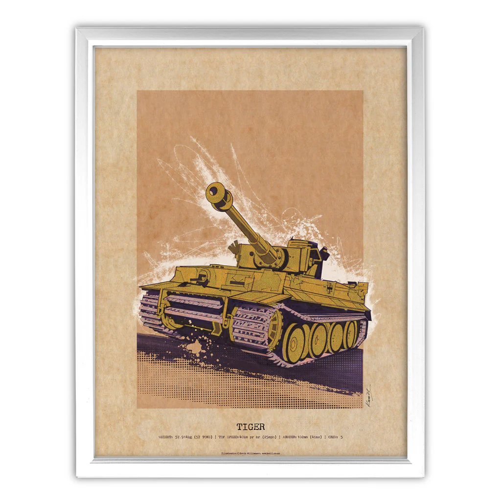 Art Print: Tiger Tank - Image 3