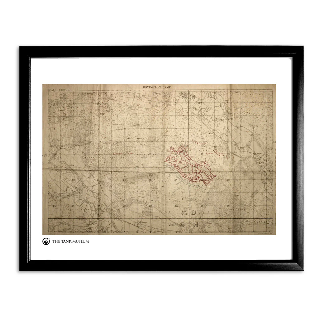 Art Print: Trench Map Bovington 1917 - Image 2