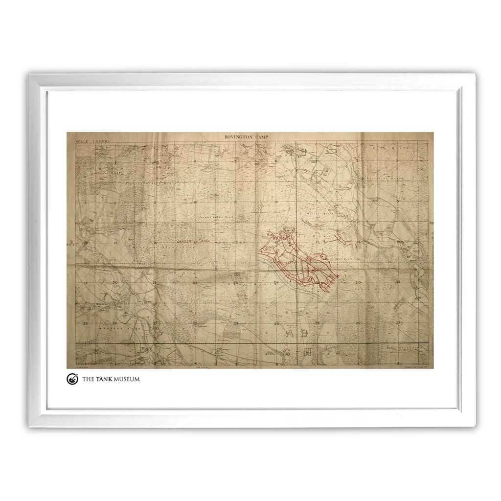 Art Print: Trench Map Bovington 1917 - Image 3