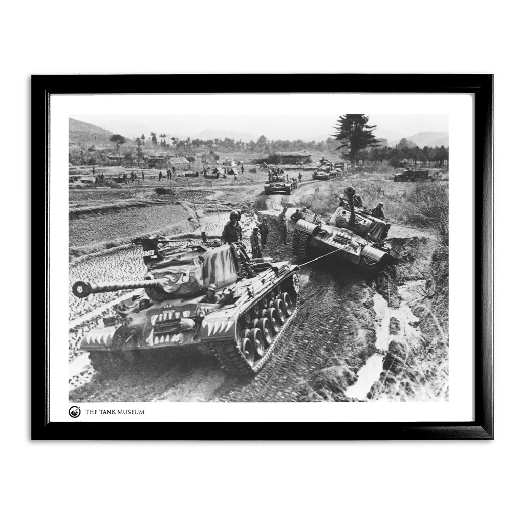 Art Print: US M46 Tank in Korea - Image 2