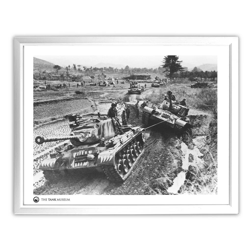 Art Print: US M46 Tank in Korea - Image 3