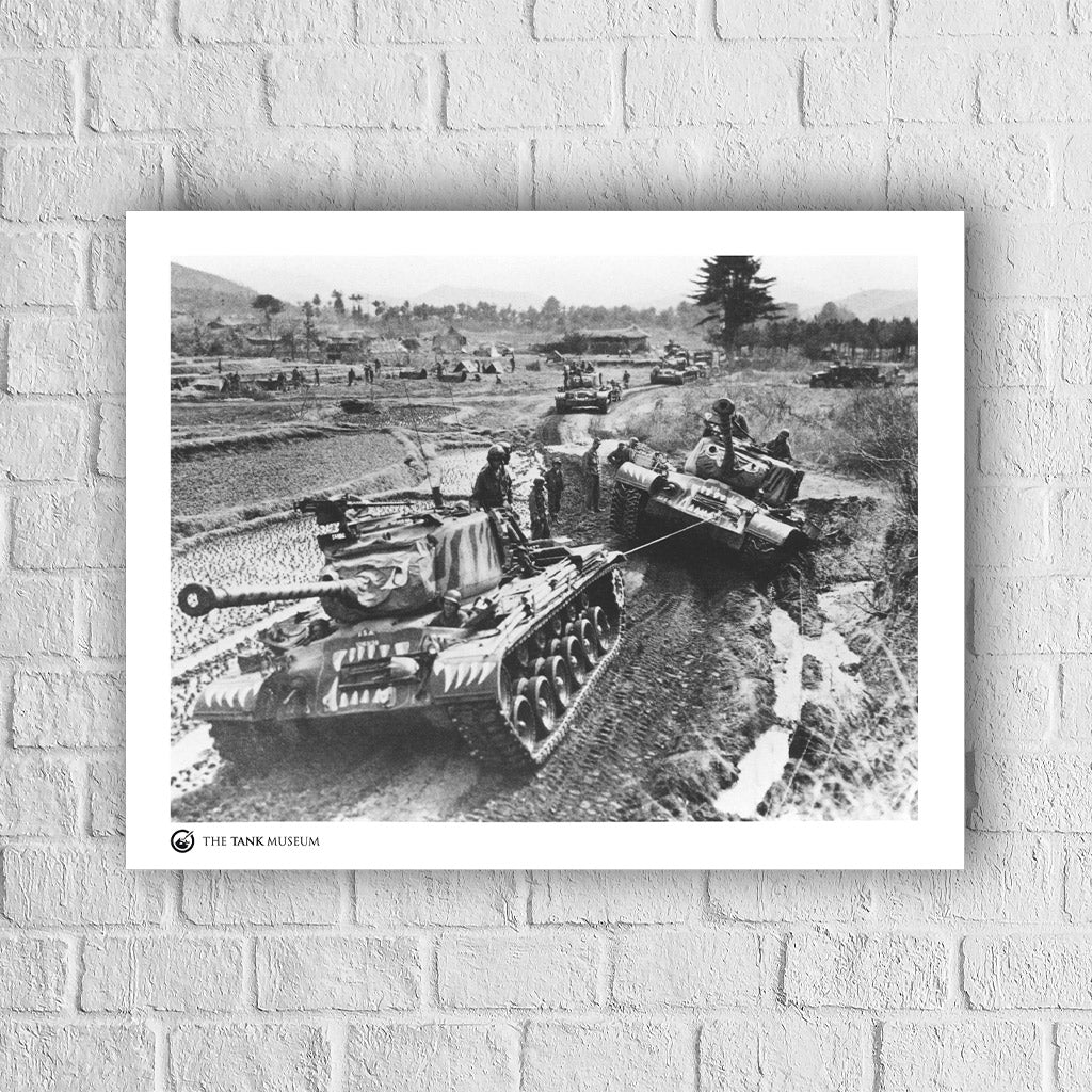 Art Print: US M46 Tank in Korea - Image 4