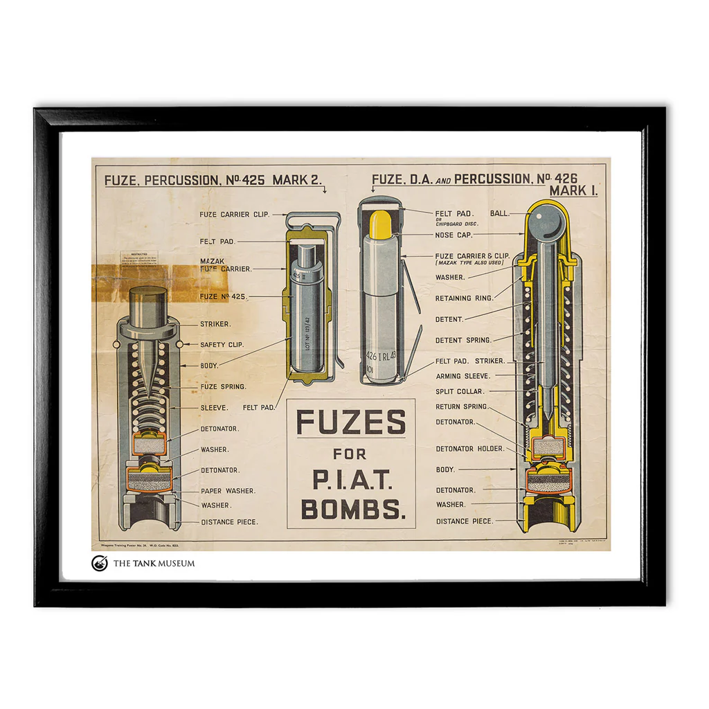 Art Print: Vintage Poster Fuzes for PIAT Bombs - Image 2