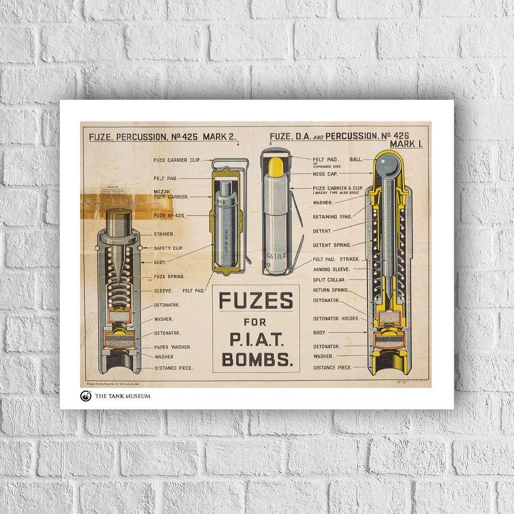 Art Print: Vintage Poster Fuzes for PIAT Bombs - Image 4