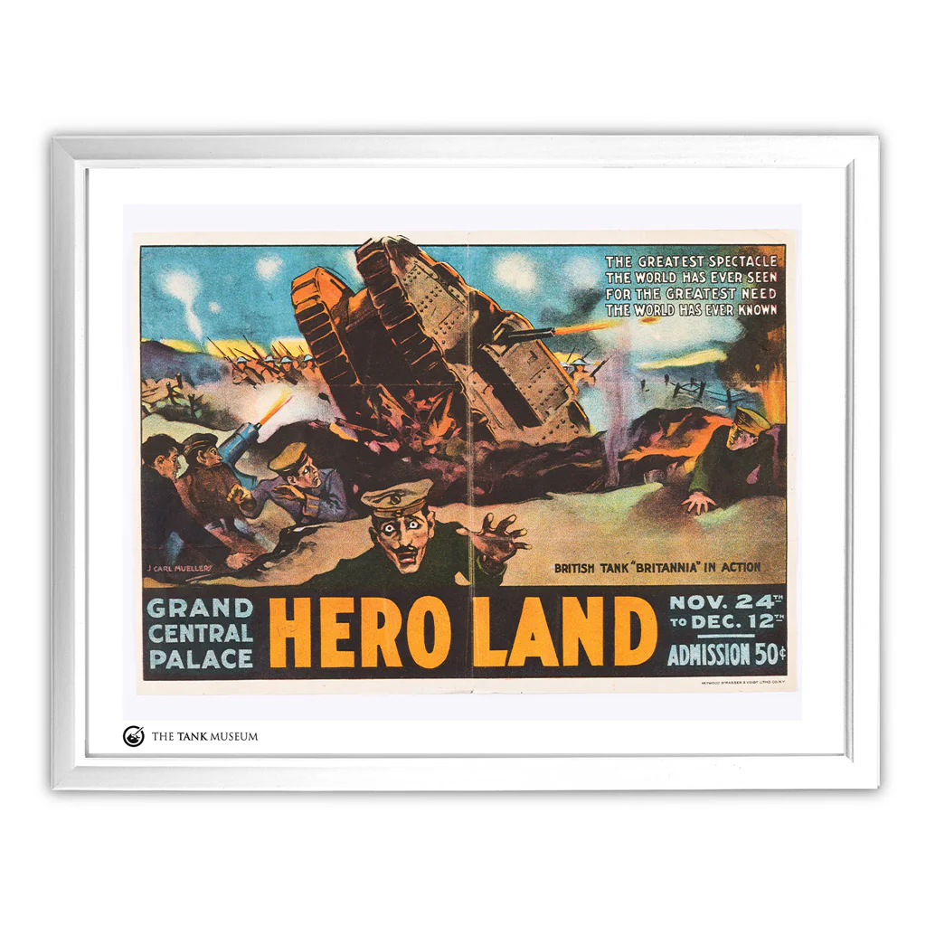 Art Print: Vintage Poster Hero Land - Image 3