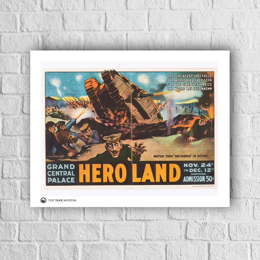 Art Print: Vintage Poster Hero Land - Image 4