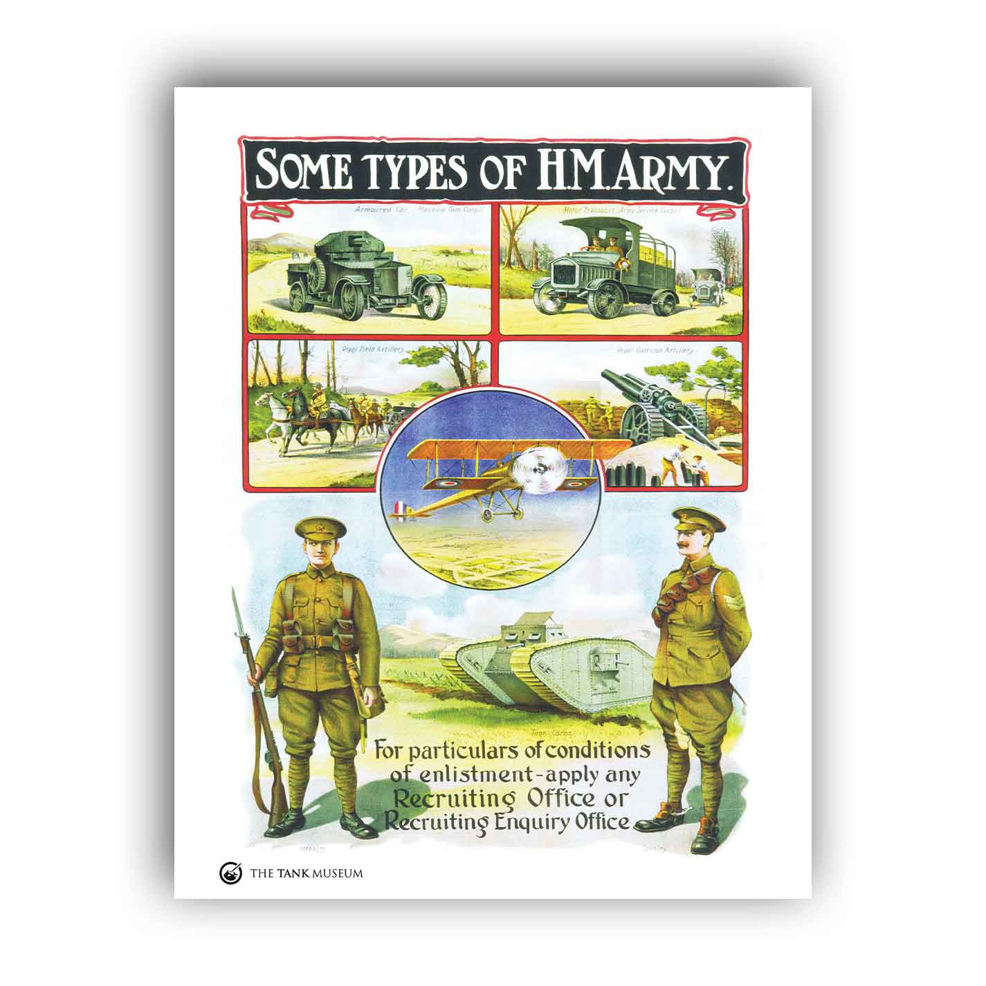Art Print: Vintage Poster HM Army
