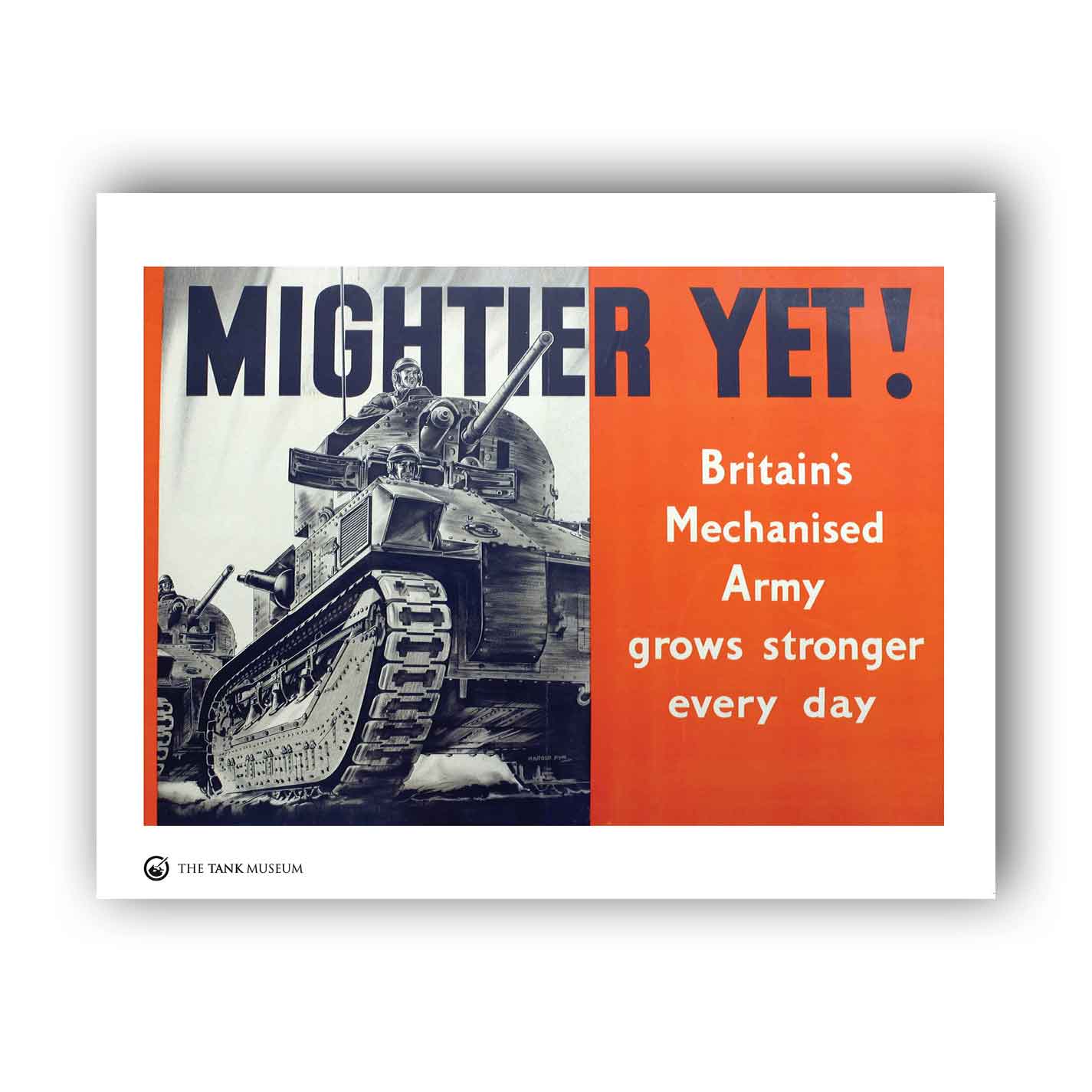 Art Print: Vintage Poster Mightier Yet!