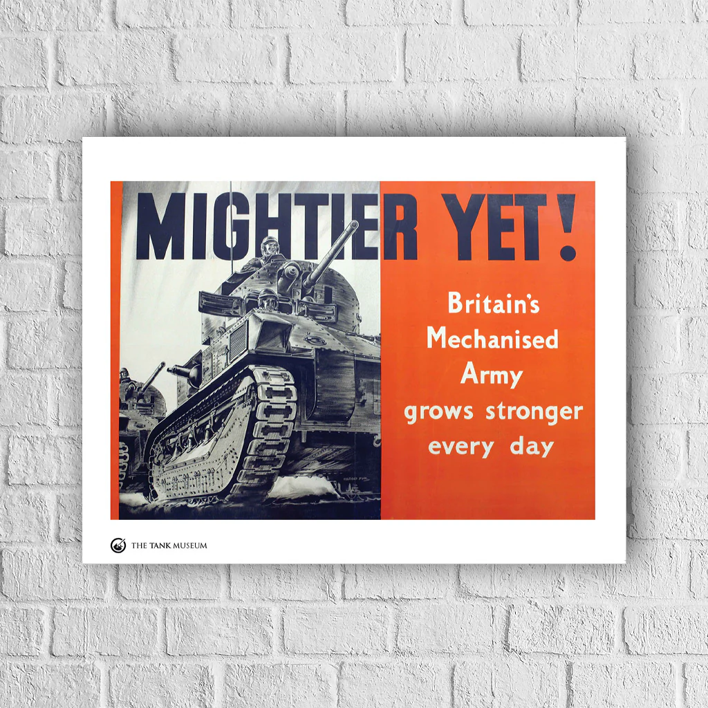 Art Print: Vintage Poster Mightier Yet! - Image 4