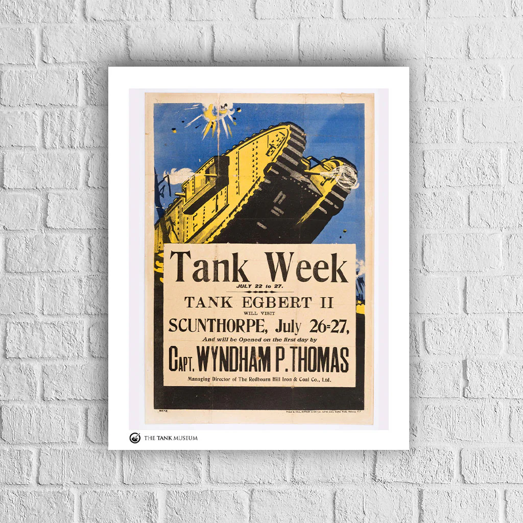 Art Print: Vintage Poster Tank Week - Tank Egbert II - Image 4