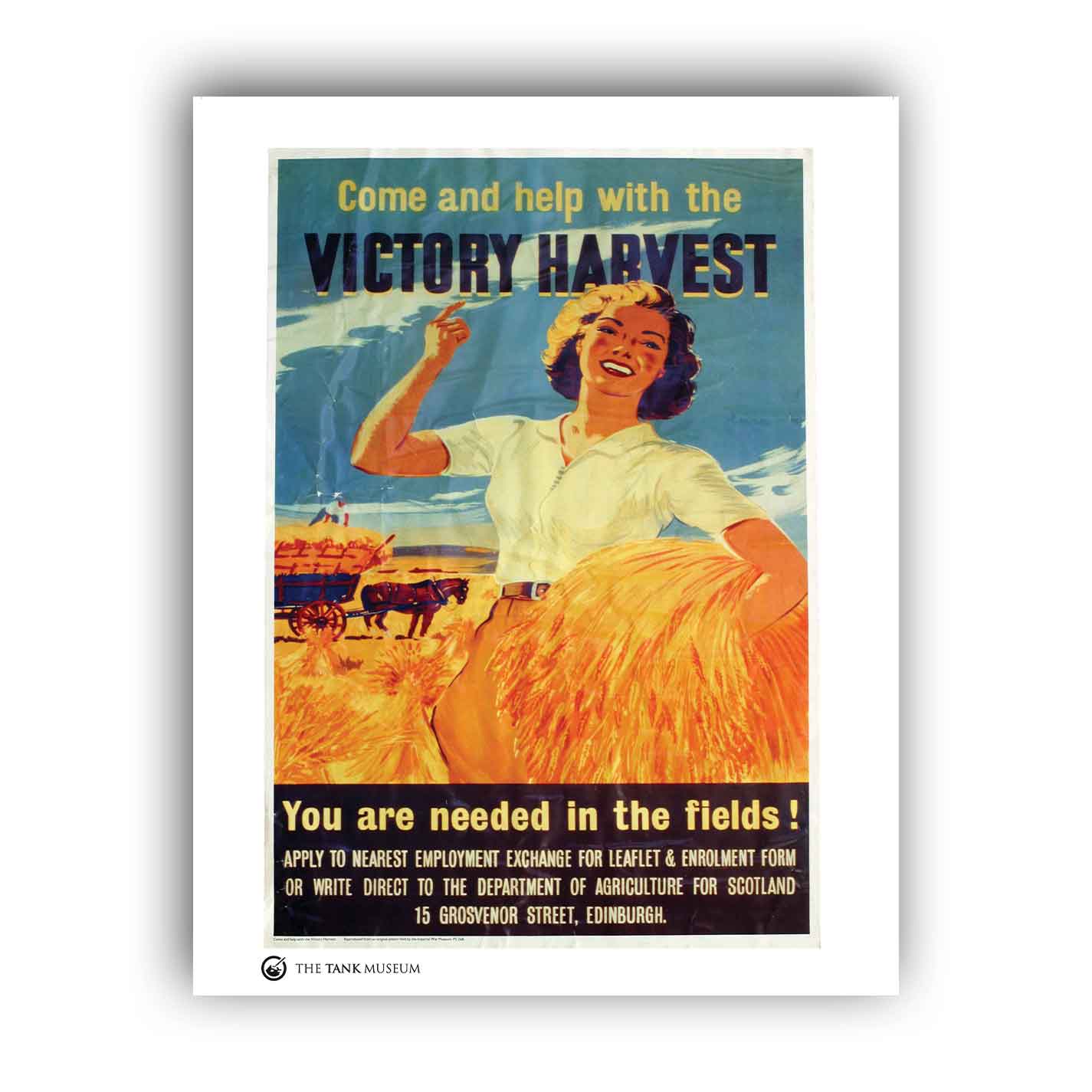 Art Print: Vintage Poster Victory Harvest