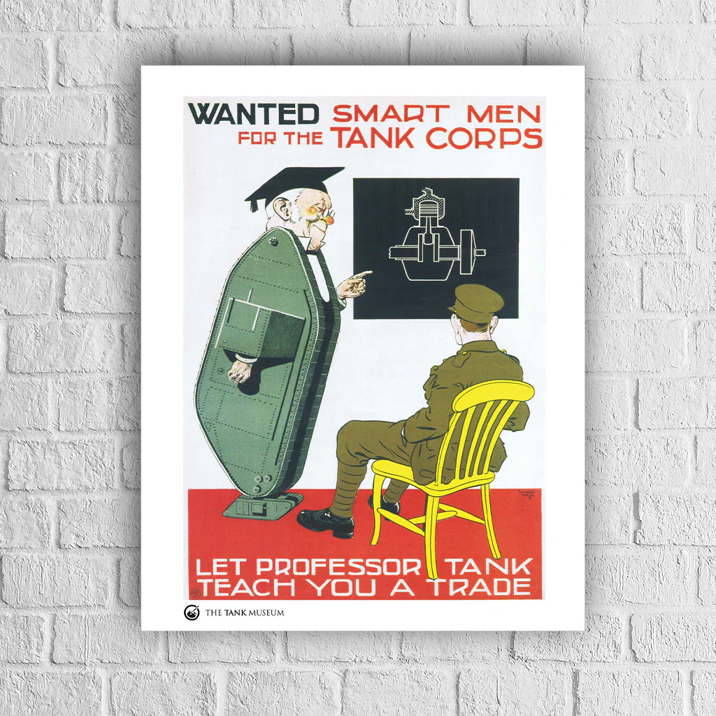 Art Print: Vintage Poster Wanted Smart Men - Image 4