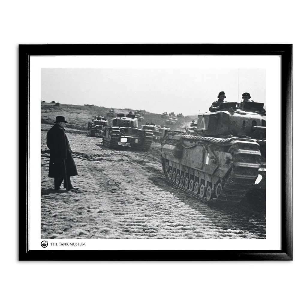 Art Print: Winston Churchill and Churchill Tanks - Image 2