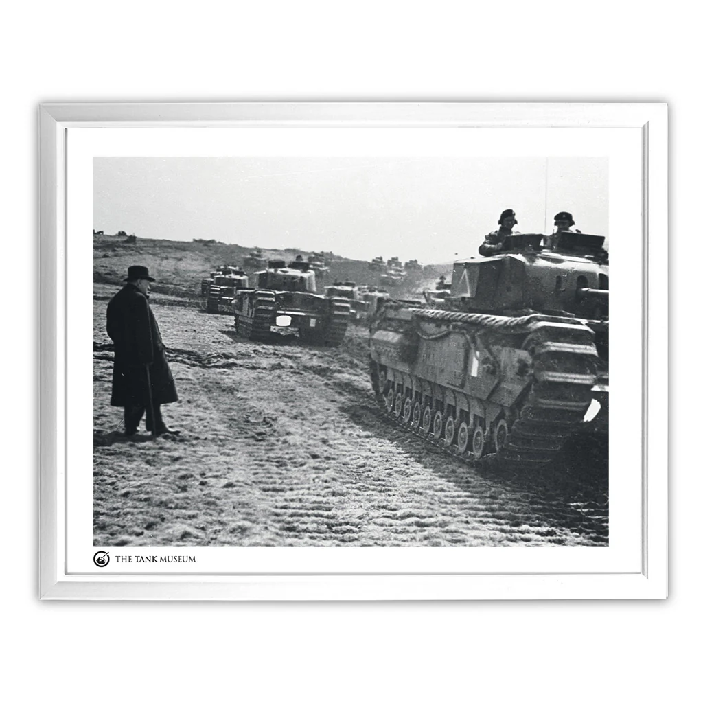 Art Print: Winston Churchill and Churchill Tanks - Image 3