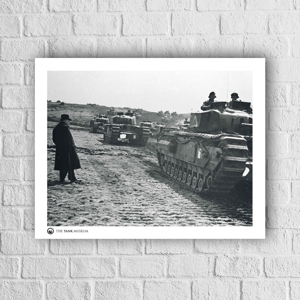 Art Print: Winston Churchill and Churchill Tanks - Image 4