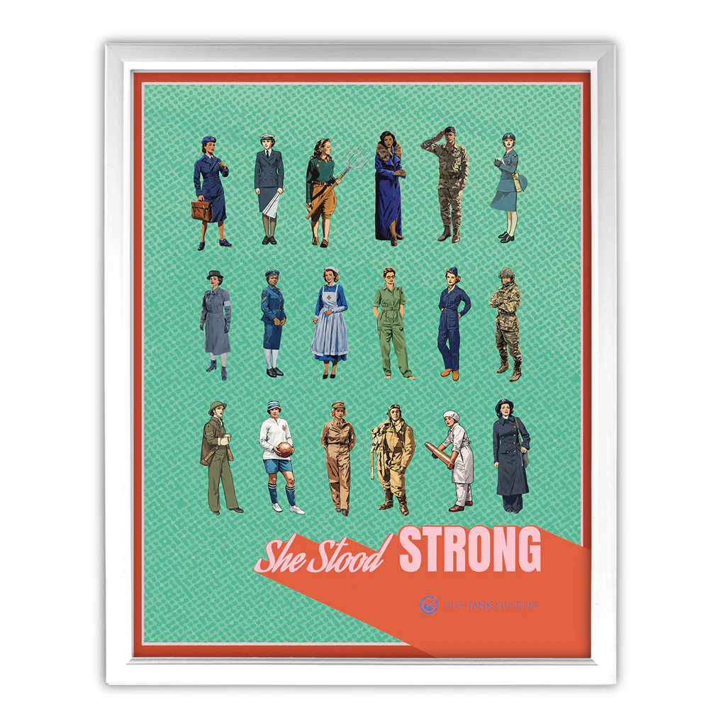 Art Print: Women in Warfare 'She Stood Strong' Collection - Image 3