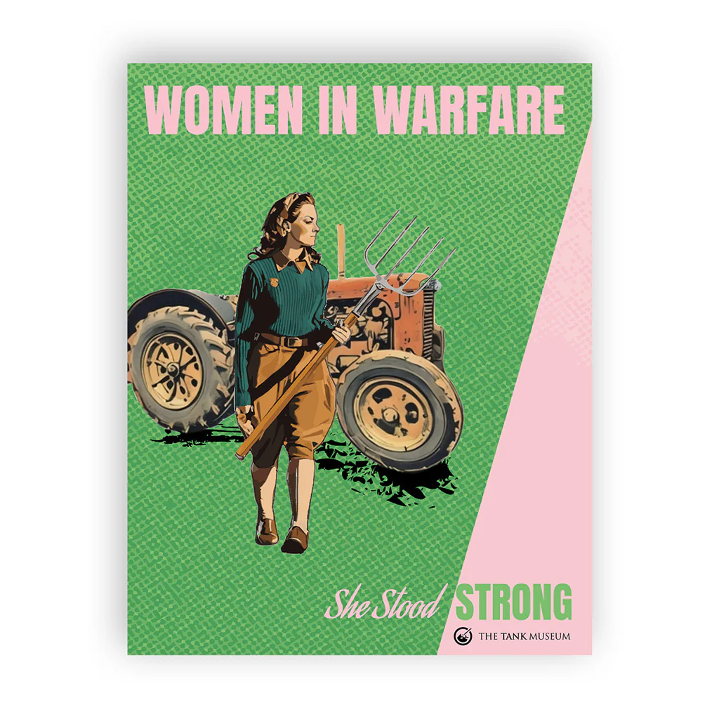 Art Print: Women in Warfare 'She Stood Strong' Land Army - Image 2