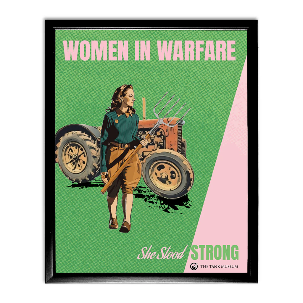 Art Print: Women in Warfare 'She Stood Strong' Land Army - Image 3