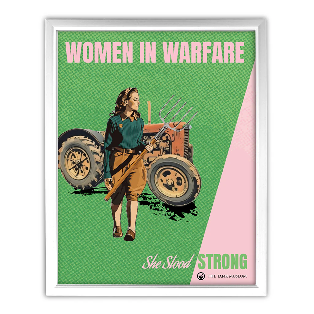 Art Print: Women in Warfare 'She Stood Strong' Land Army - Image 4