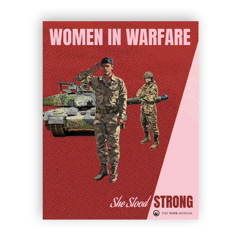 Art Print: Women in Warfare 'She Stood Strong' Royal Armoured Corps (RAC) - Image 4