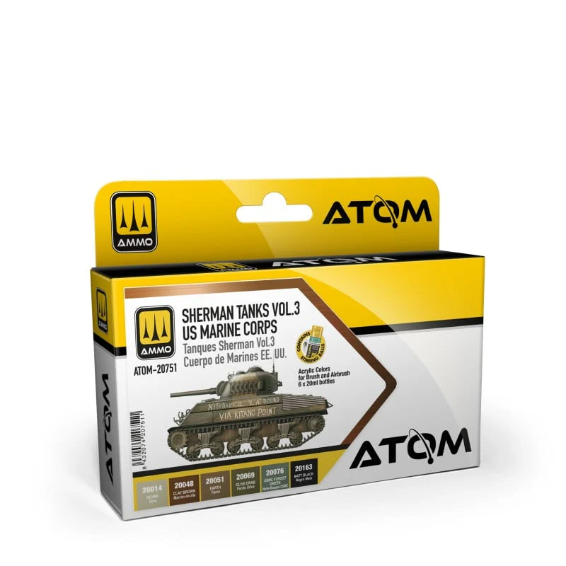 Atom, Sherman Tanks Vol3 US Marine Corps