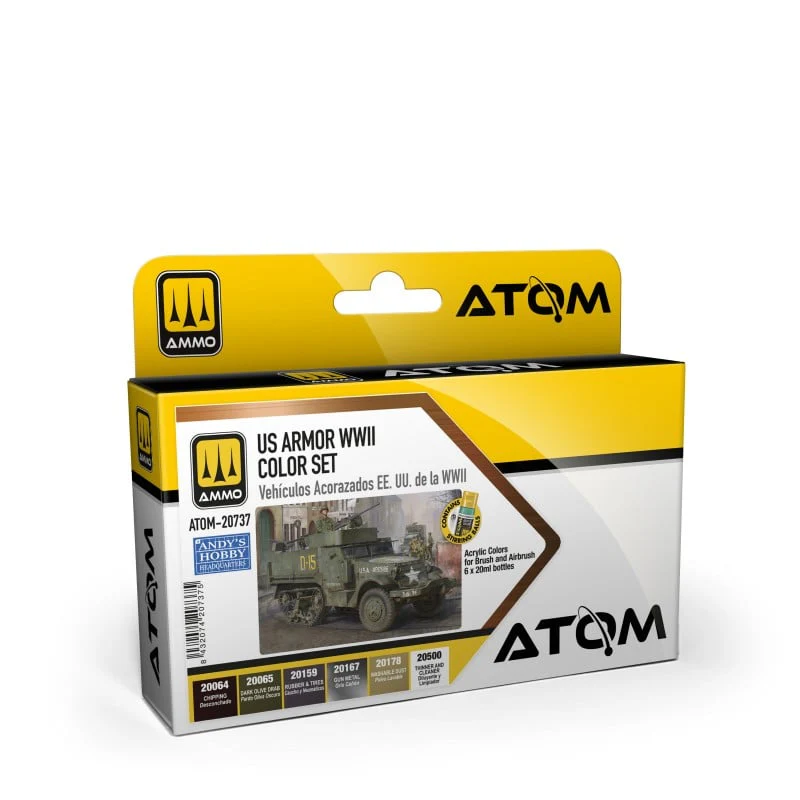 Atom, US Armour WW2 Colour Set