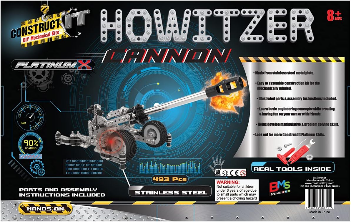 BMS Construct It Kit - Howitzer Cannon - Image 3