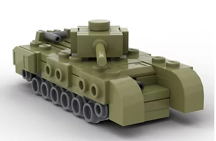 Brickskrieg 1/100 Scale Churchill Tank - Image 2