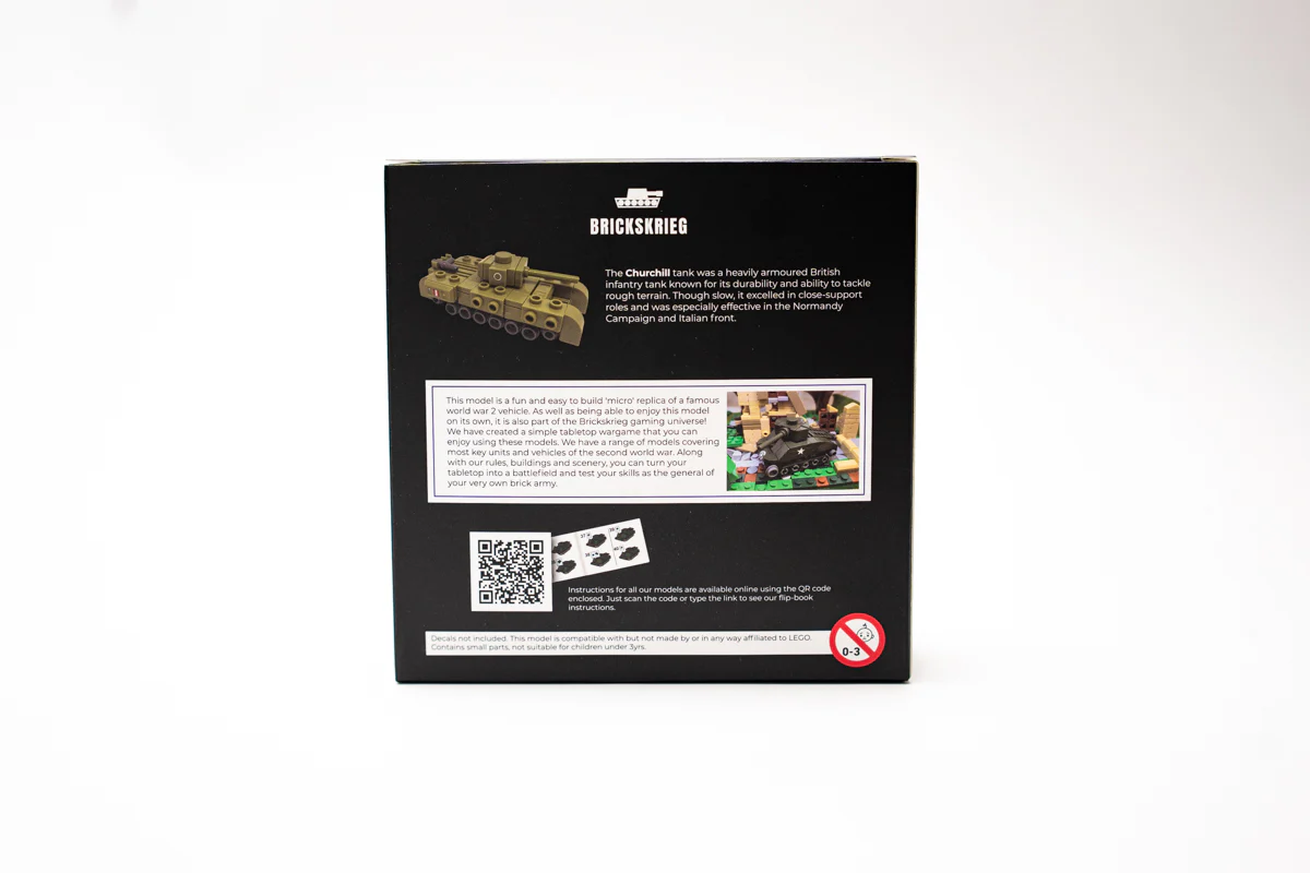 Brickskrieg 1/100 Scale Churchill Tank - Image 3