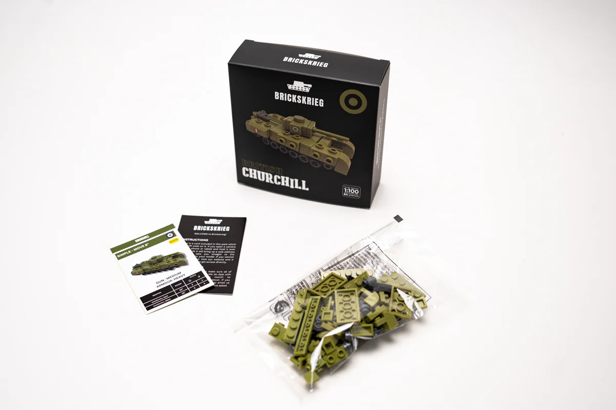 Brickskrieg 1/100 Scale Churchill Tank - Image 4