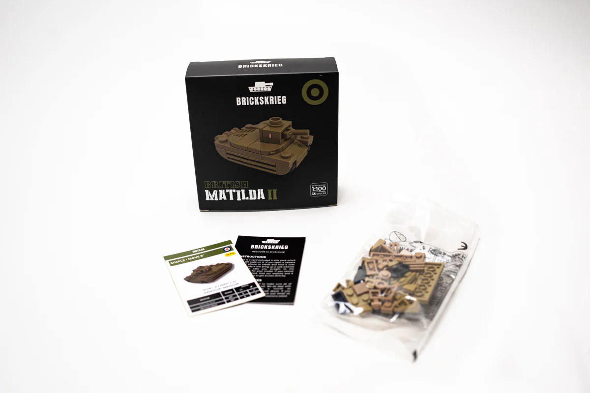Brickskrieg 1/100 Scale Matilda II Tank - Image 3