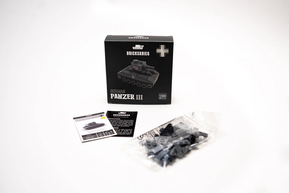 Brickskrieg 1/100 Scale Panzer III Tank - Image 3