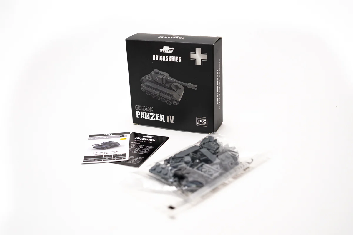 Brickskrieg 1/100 Scale Panzer IV Tank - Image 3