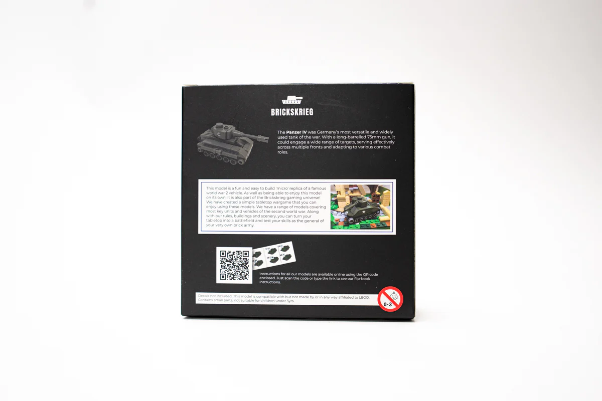 Brickskrieg 1/100 Scale Panzer IV Tank - Image 4