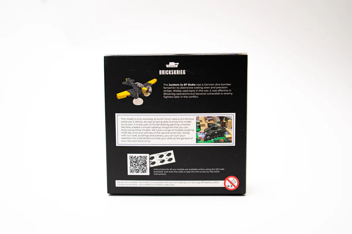 Brickskrieg 1/100 Scale Stuka Aeroplane - Image 3