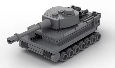 Brickskrieg 1/100 Scale Tiger I Tank - Image 2