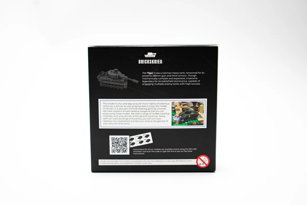 Brickskrieg 1/100 Scale Tiger I Tank - Image 4