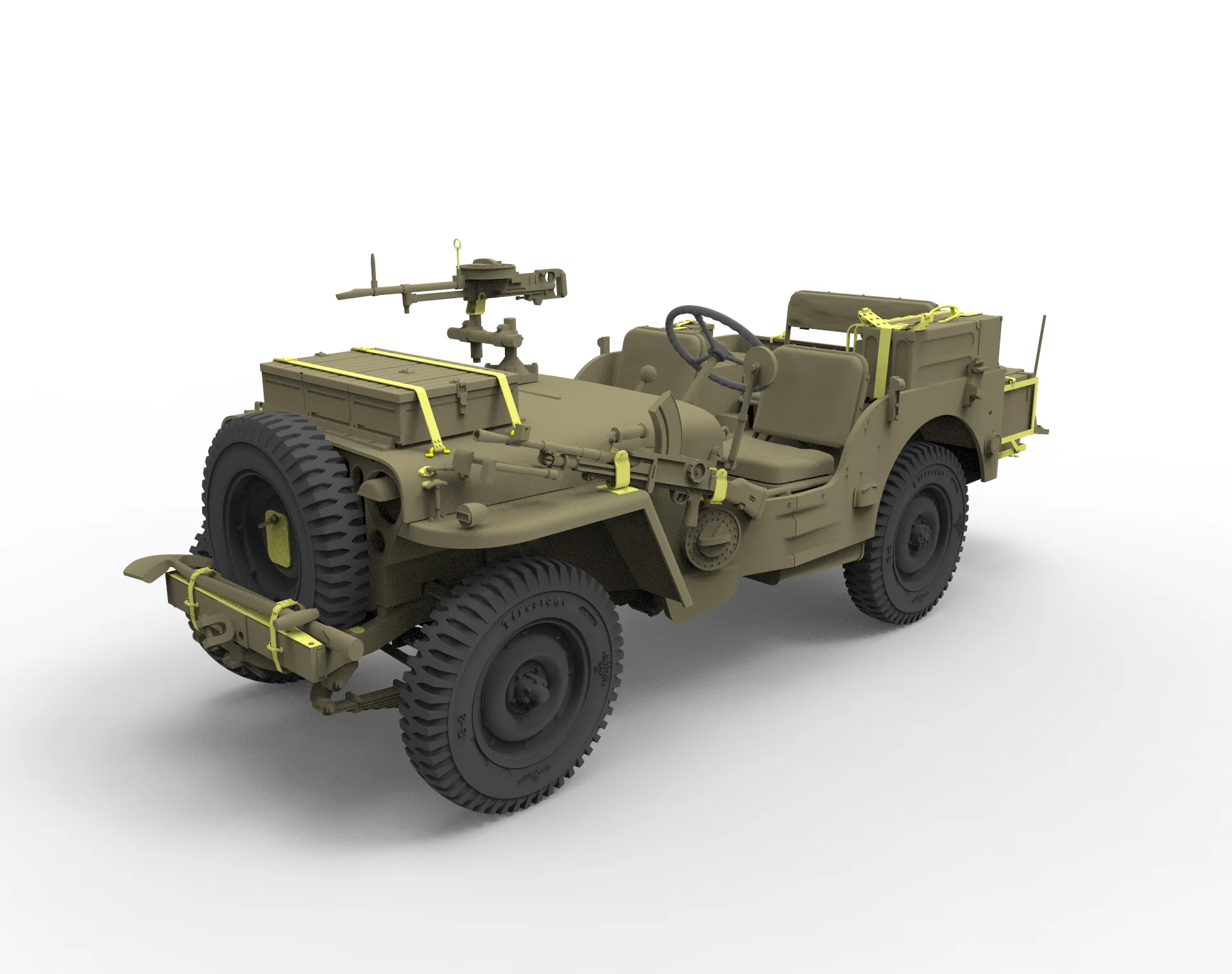 Bronco 1/35 British Recce and Signals Light Truck (2 Kits) with 5 Figures - Image 3